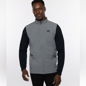 Travis Mathew Top of the Line Vest, Heather Sleet XL
